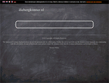 Tablet Screenshot of diebergkomter.nl